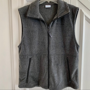 Columbia Fleece‎ Dark Gray Vest M